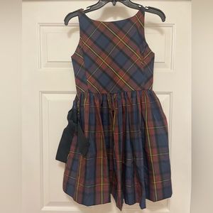 Ralph Lauren Girls Plaid Dress with Belt